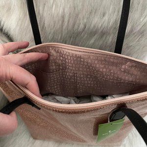 kate spade Bags - Kate Spade Rose Gold Sparkly Tote kate spade Bags - Kate Spade Rose Gold Sparkly Tote
